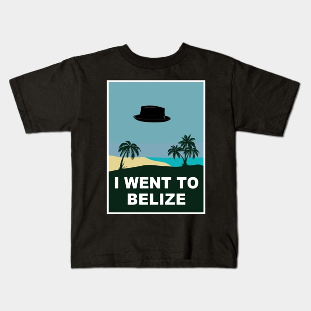 I WENT TO BELIZE (COLOR) Kids T-Shirt by Theo_P